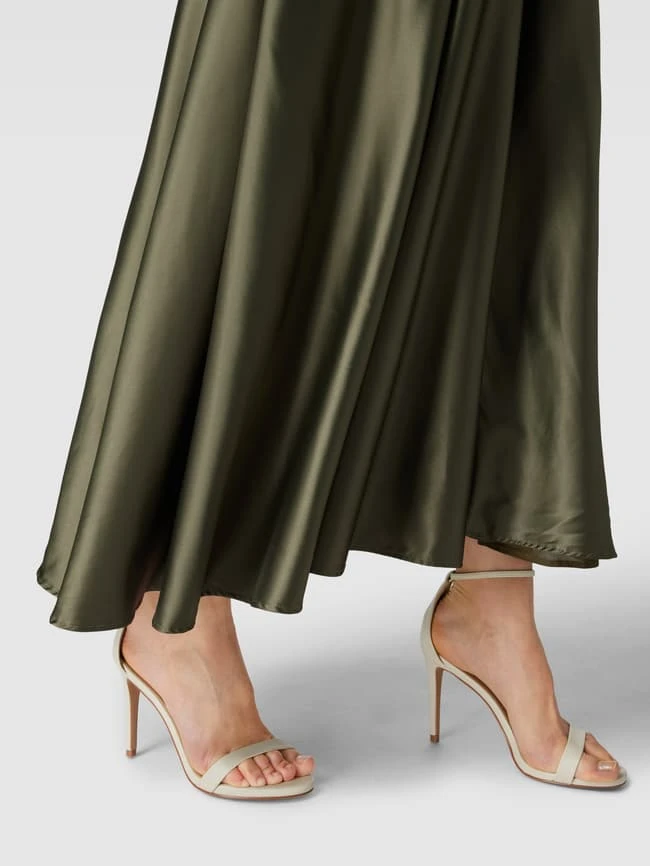 Paradi Abendkleid Mit Gehschlitz - Olivgrün 5 Paradi Abendkleid Mit Gehschlitz - Olivgrün – Bild 3
