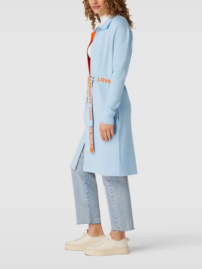 Emily Van Den Bergh Knielanges Kleid Mit Statement-Print - Hellblau 6 Emily Van Den Bergh Knielanges Kleid Mit Statement-Print - Hellblau – Bild 4