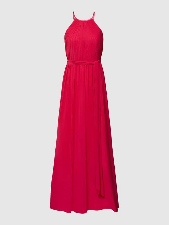 Mascara Abendkleid Mit Plisseefalten - Koralle 4 Mascara Abendkleid Mit Plisseefalten - Koralle – Bild 2