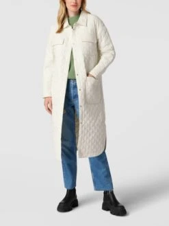 Christian Berg Woman Steppmantel Mit Pattentaschen - Offwhite
