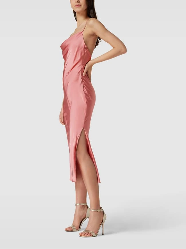 Unique Cocktailkleid In Wickel-Optik - Pink 6 Unique Cocktailkleid In Wickel-Optik - Pink – Bild 4