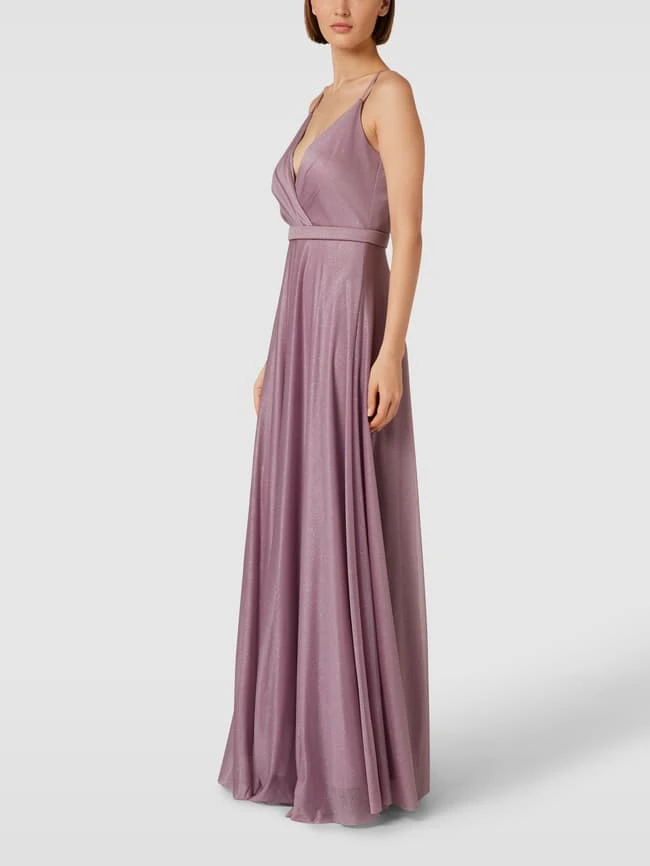 Jake*s Cocktail Abendkleid In Schimmernder Optik - Mauve Meliert 6 Jake*s Cocktail Abendkleid In Schimmernder Optik - Mauve Meliert – Bild 4