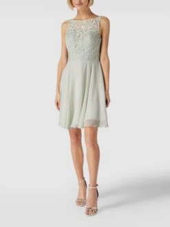 Laona Cocktailkleid Mit Floralen Stickereien - Mint