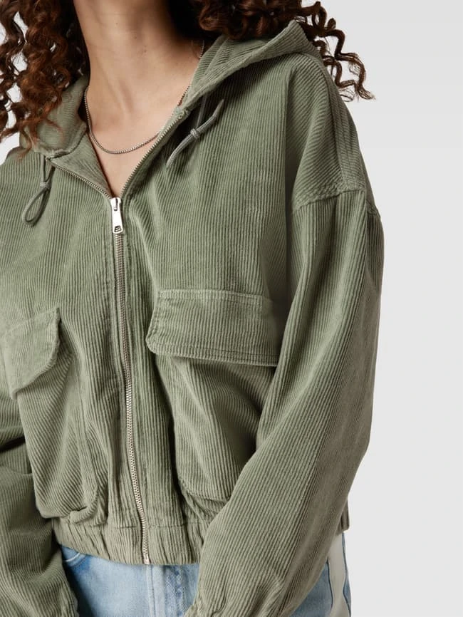 Only Jacke Mit Pattentaschen Modell 'KENZIE' - Schilf 5 Only Jacke Mit Pattentaschen Modell 'KENZIE' - Schilf – Bild 3