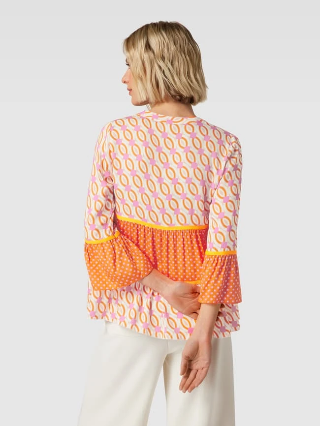 Emily Van Den Bergh Blusenshirt Mit Allover-Muster - Pink 7 Emily Van Den Bergh Blusenshirt Mit Allover-Muster - Pink – Bild 5