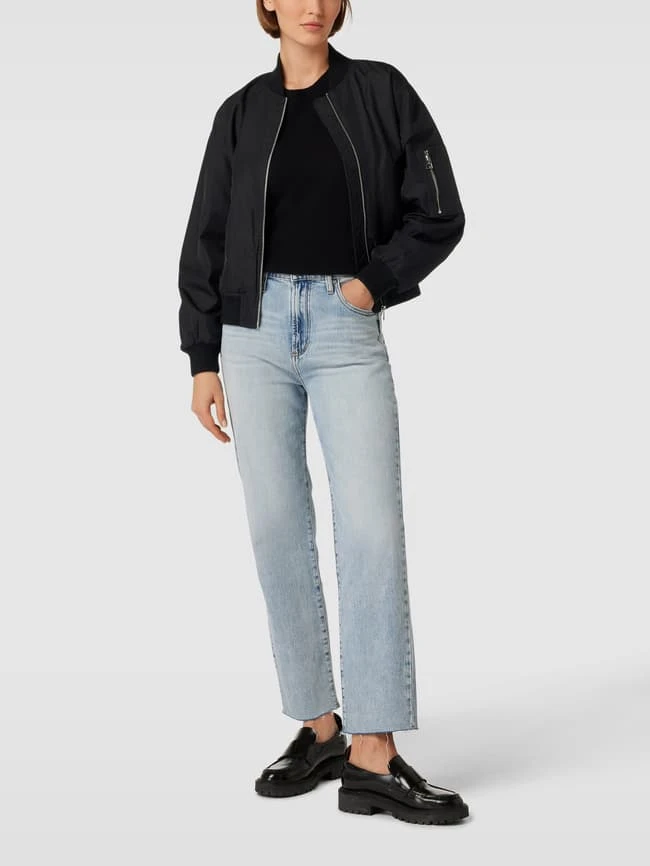 Marc O'Polo Blouson Mit Label-Details - Schwarz 3 Marc O'Polo Blouson Mit Label-Details - Schwarz