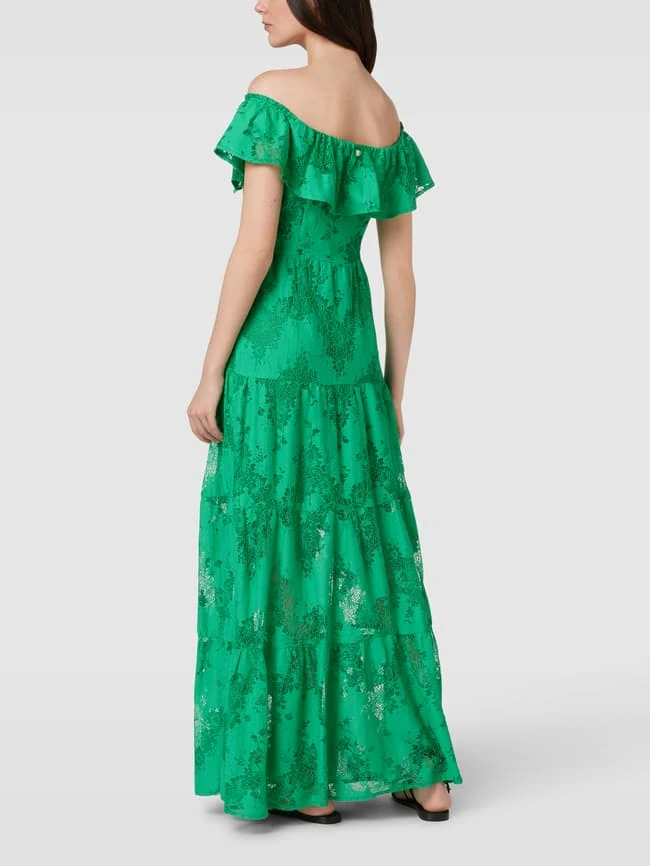 Liu Jo White Off-Shoulder-Midikleid Von Lio Jo White - Grün 7 Liu Jo White Off-Shoulder-Midikleid Von Lio Jo White - Grün – Bild 5