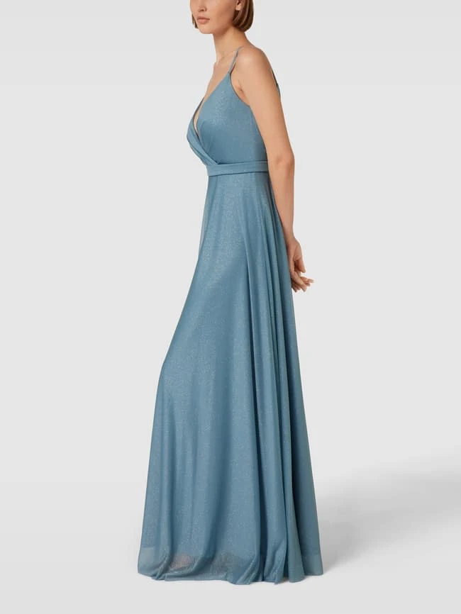 Jake*s Cocktail Abendkleid In Schimmernder Optik - Ozean Blau 6 Jake*s Cocktail Abendkleid In Schimmernder Optik - Ozean Blau – Bild 4