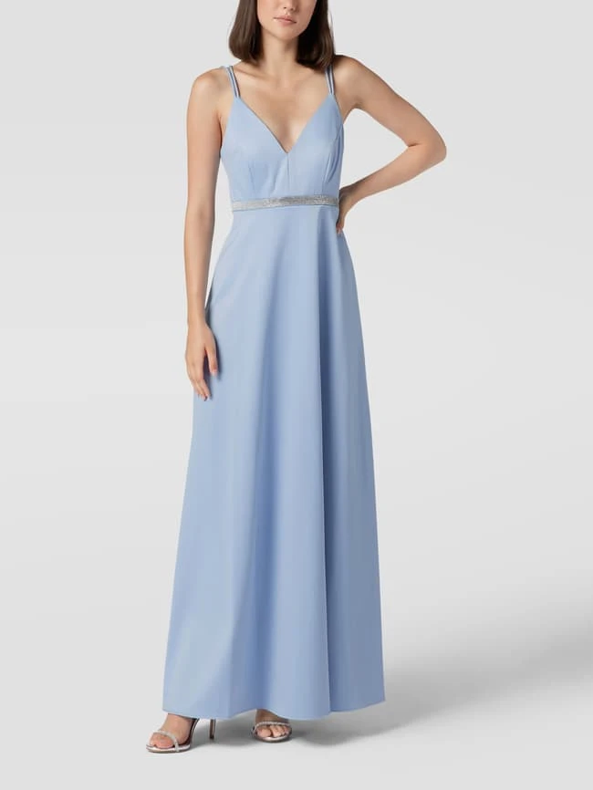 Jake*s Cocktail Abendkleid In Maxilänge Mit Strasssteinbesatz - Hellblau 3 Jake*s Cocktail Abendkleid In Maxilänge Mit Strasssteinbesatz - Hellblau