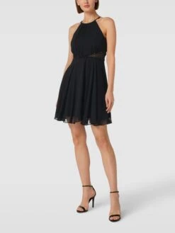 Jake*s Cocktail Cocktailkleid Mit Amerikanischem Ausschnitt - Schwarz