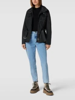 Wellensteyn Funktionsjacke Mit Label-Detail Modell 'CHOCANDY' - Schwarz