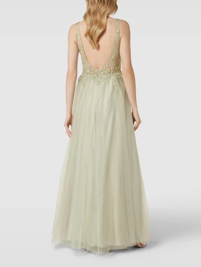 Laona Abendkleid Mit Ziersteinbesatz - Mint 7 Laona Abendkleid Mit Ziersteinbesatz - Mint – Bild 5