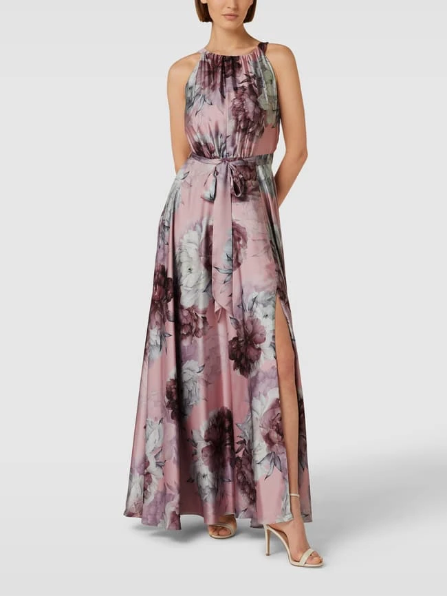 Swing Abendkleid Mit Floralem Allover-Muster - Rosa 3 Swing Abendkleid Mit Floralem Allover-Muster - Rosa