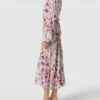 Christian Berg Woman Selection Maxikleid Mit Floralem Muster Und Taillenband - Flieder