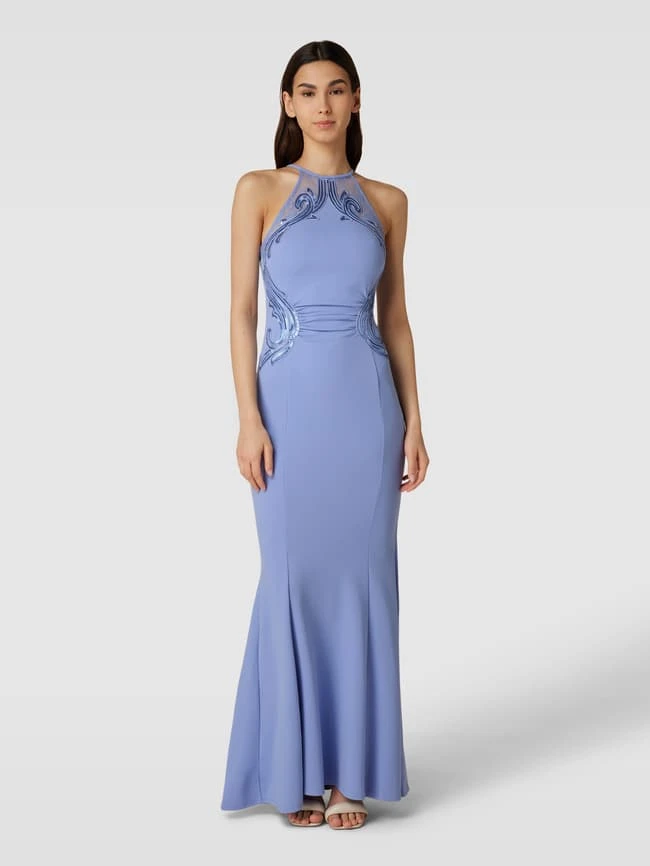 Lipsy Abendkleid Mit Paillettenbesatz - Hellblau 6 Lipsy Abendkleid Mit Paillettenbesatz - Hellblau – Bild 4