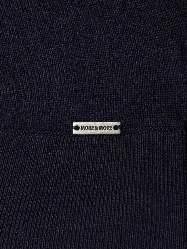 MORE&MORE More & More Bolero Aus Viskose-Mix Mit Schalkragen - Marineblau 8 MORE&MORE More & More Bolero Aus Viskose-Mix Mit Schalkragen - Marineblau – Bild 6