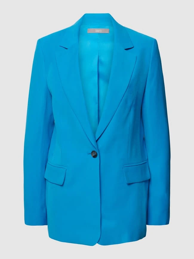 Jake*s Collection Blazer Mit Knopfverschluss - Blau 2 Jake*s Collection Blazer Mit Knopfverschluss - Blau
