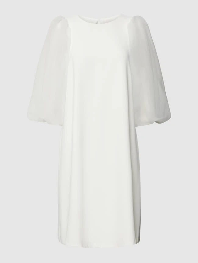 V.M. Cocktailkleid Mit Ballonärmeln - Offwhite 4 V.M. Cocktailkleid Mit Ballonärmeln - Offwhite – Bild 2
