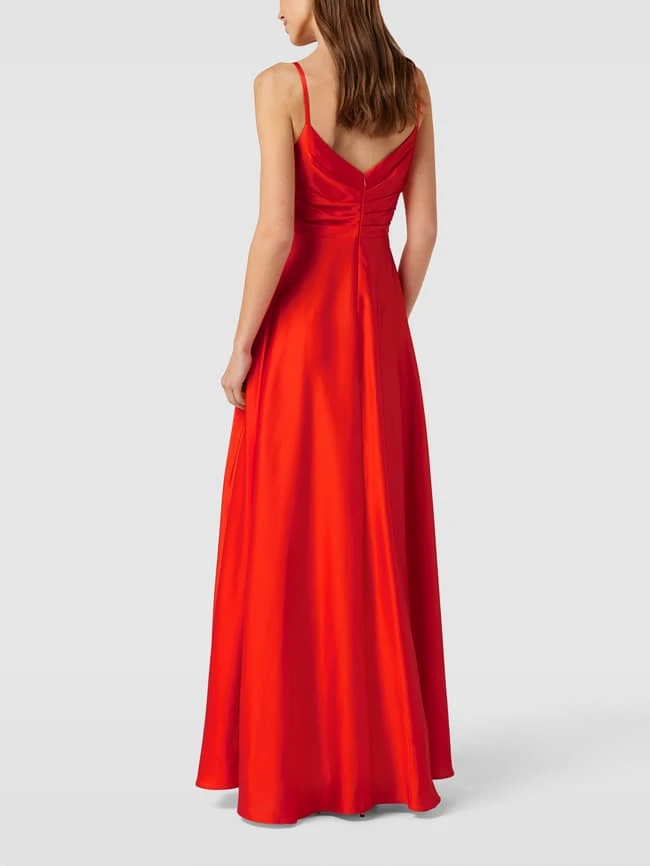 Luxuar Abendkleid Mit Herz-Ausschnitt - Orange 7 Luxuar Abendkleid Mit Herz-Ausschnitt - Orange – Bild 5