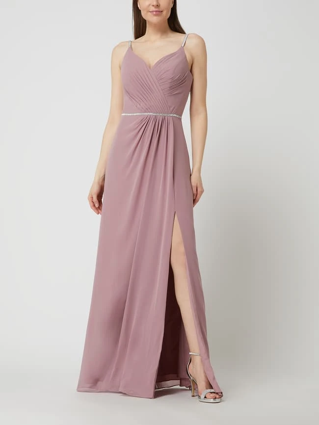 Luxuar Abendkleid Mit Ziersteinen - Rosa 3 Luxuar Abendkleid Mit Ziersteinen - Rosa