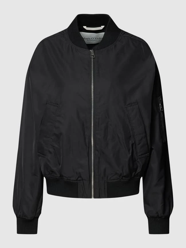 Marc O'Polo Blouson Mit Label-Details - Schwarz 4 Marc O'Polo Blouson Mit Label-Details - Schwarz – Bild 2