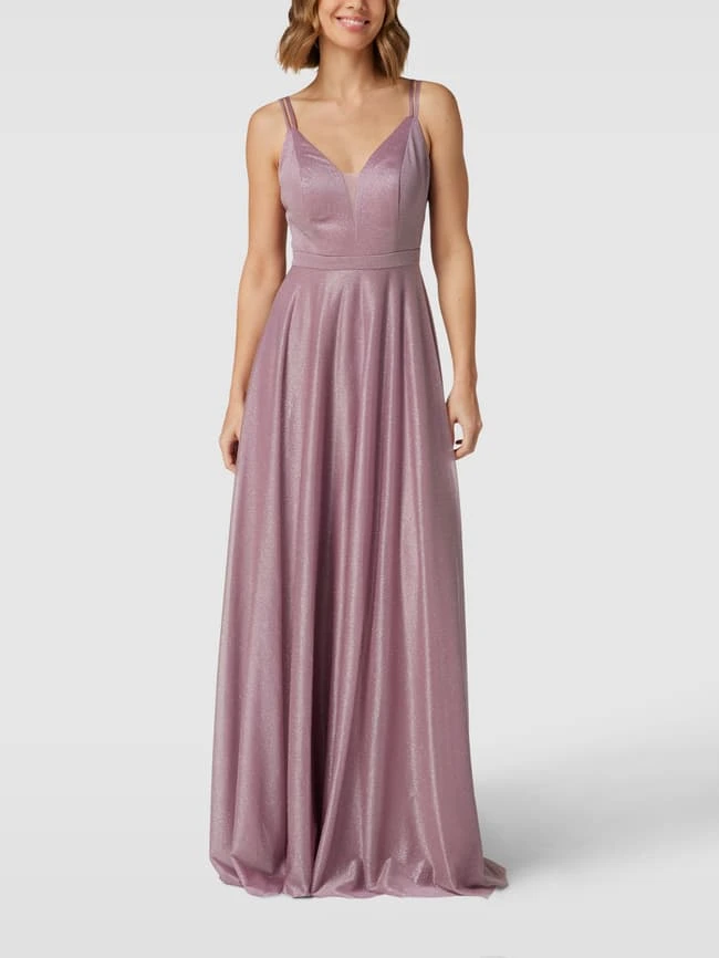 TROYDEN COLLECTION Abendkleid Mit Herz-Ausschnitt - Mauve 3 TROYDEN COLLECTION Abendkleid Mit Herz-Ausschnitt - Mauve