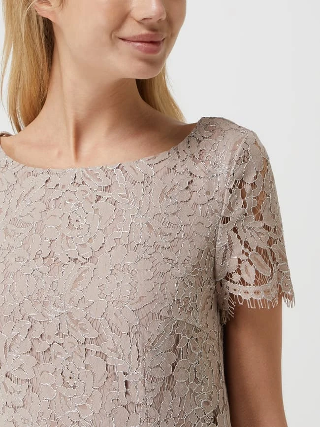 Christian Berg Cocktail Cocktailkleid Aus Spitze - Mauve 5 Christian Berg Cocktail Cocktailkleid Aus Spitze - Mauve – Bild 3