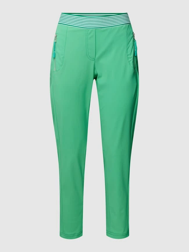 Raffaello Rossi Schlupfhose Mit Reißverschlusstaschen Modell 'Ribbon' - Grün 4 Raffaello Rossi Schlupfhose Mit Reißverschlusstaschen Modell 'Ribbon' - Grün – Bild 2