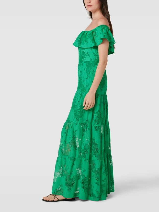 Liu Jo White Off-Shoulder-Midikleid Von Lio Jo White - Grün 3 Liu Jo White Off-Shoulder-Midikleid Von Lio Jo White - Grün