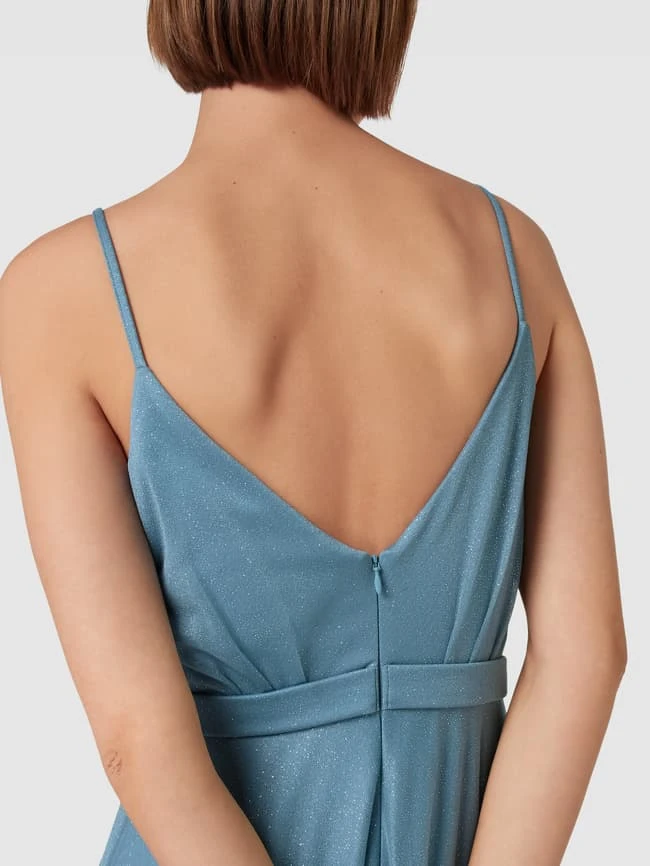 Jake*s Cocktail Abendkleid In Schimmernder Optik - Ozean Blau 5 Jake*s Cocktail Abendkleid In Schimmernder Optik - Ozean Blau – Bild 3