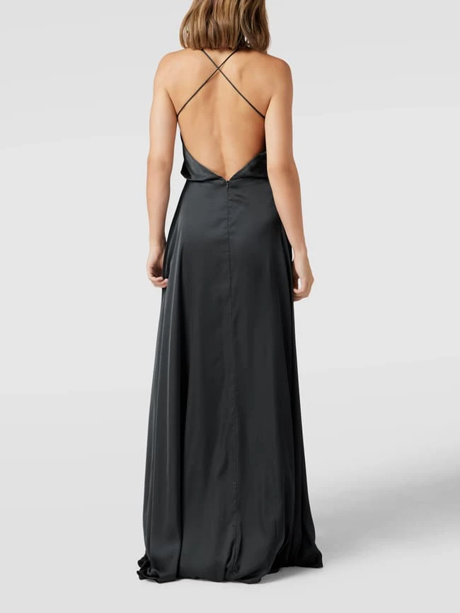 Unique Abendkleid Mit Spaghettiträgern - Dunkelgrün 7 Unique Abendkleid Mit Spaghettiträgern - Dunkelgrün – Bild 5