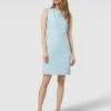 S.Oliver BLACK LABEL Minikleid Mit Gehschlitz - Hellblau