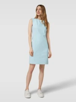 S.Oliver BLACK LABEL Minikleid Mit Gehschlitz - Hellblau