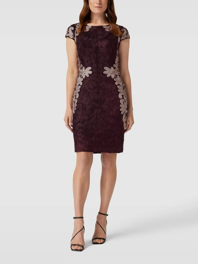 Christian Berg Cocktail Cocktailkleid Mit Zierbesatz - Aubergine 3 Christian Berg Cocktail Cocktailkleid Mit Zierbesatz - Aubergine