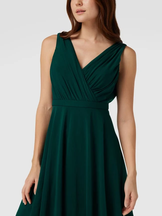 TROYDEN COLLECTION Cocktailkleid In Wickel-Optik - Smaragdgrün 5 TROYDEN COLLECTION Cocktailkleid In Wickel-Optik - Smaragdgrün – Bild 3