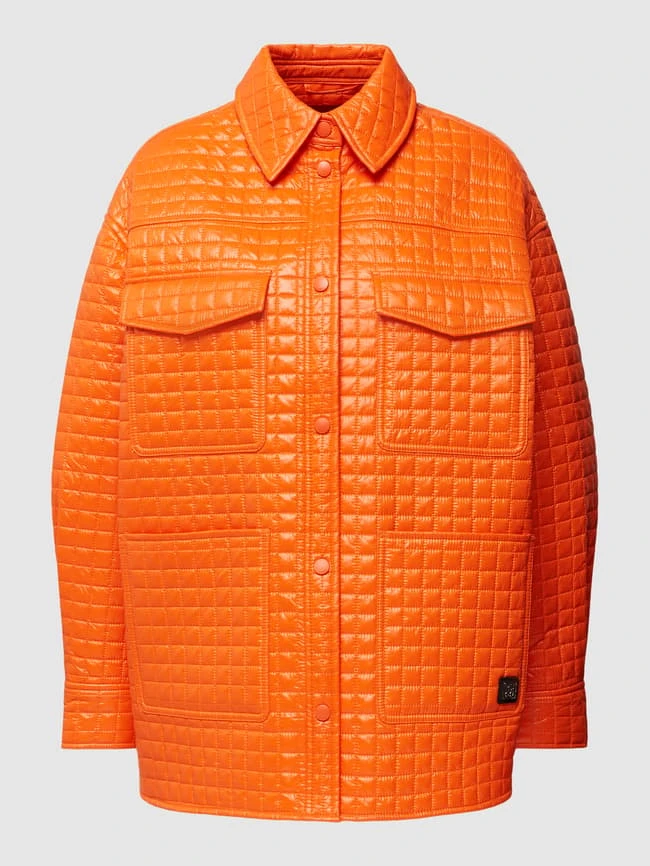 HUGO Jacke Mit Label-Applikation Modell 'Fassy' - Orange 3 HUGO Jacke Mit Label-Applikation Modell 'Fassy' - Orange