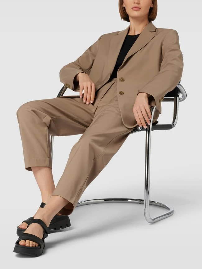 Marc O'Polo Blazer Mit Reverskragen - Taupe 2 Marc O'Polo Blazer Mit Reverskragen - Taupe