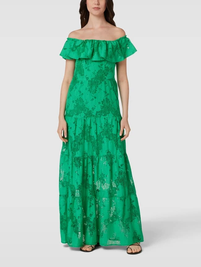 Liu Jo White Off-Shoulder-Midikleid Von Lio Jo White - Grün 6 Liu Jo White Off-Shoulder-Midikleid Von Lio Jo White - Grün – Bild 4