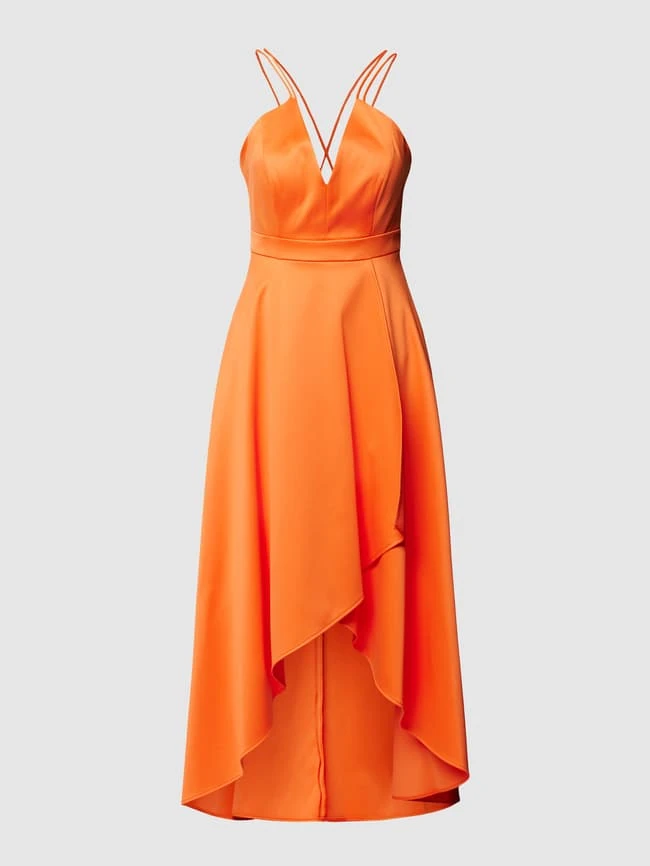 Jake*s Cocktail Abendkleid In Wickel-Optik - Orange 4 Jake*s Cocktail Abendkleid In Wickel-Optik - Orange – Bild 2
