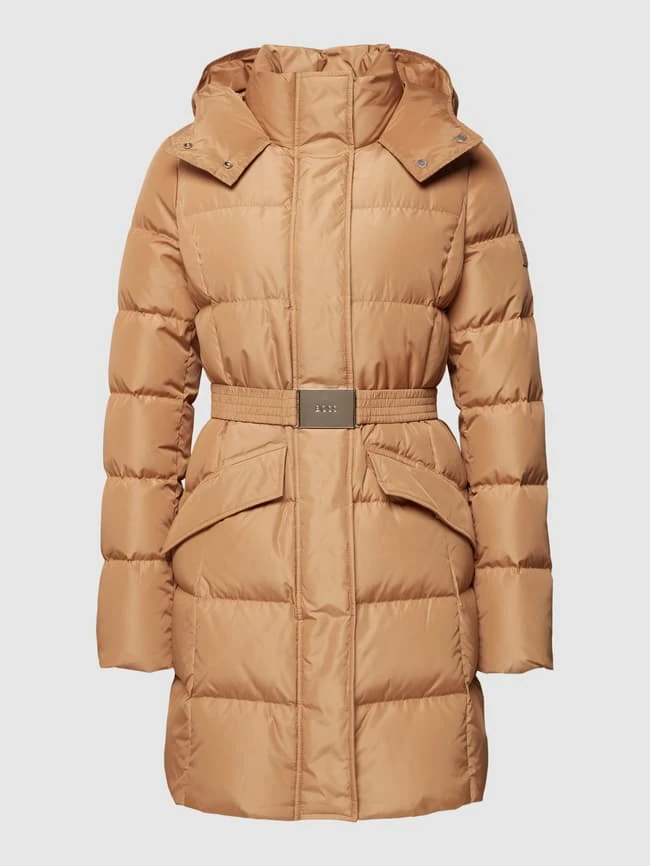 BOSS Daunenmantel Mit Gürtel Modell 'Patantan' - Camel 4 BOSS Daunenmantel Mit Gürtel Modell 'Patantan' - Camel – Bild 2