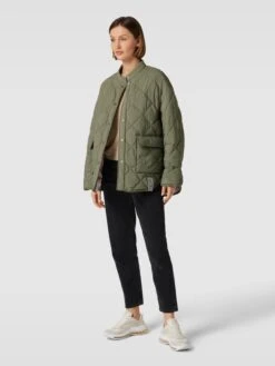 IQ Studio Steppjacke Mit Pattentaschen Modell 'BRUNA' - Khaki