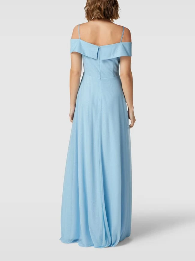 TROYDEN COLLECTION Abendkleid Mit Volants - Hellblau 7 TROYDEN COLLECTION Abendkleid Mit Volants - Hellblau – Bild 5