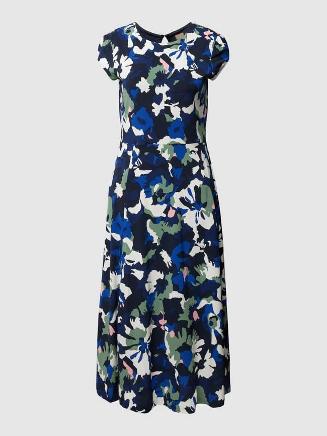 BOSS Kleid Mit Allover-Muster Modell 'ELETAS' - Marineblau 4 BOSS Kleid Mit Allover-Muster Modell 'ELETAS' - Marineblau – Bild 2