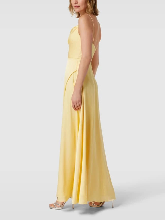 Luxuar Abendkleid In Wickel-Optik - Hellgelb 6 Luxuar Abendkleid In Wickel-Optik - Hellgelb – Bild 4