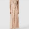 LACE & BEADS Abendkleid Mit Verstellbaren Spaghettiträgern - Hellrosa