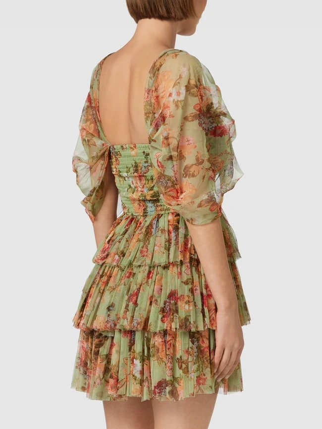 LACE & BEADS Cocktailkleid Mit Semitransparenten Ärmeln - Schilf 7 LACE & BEADS Cocktailkleid Mit Semitransparenten Ärmeln - Schilf – Bild 5