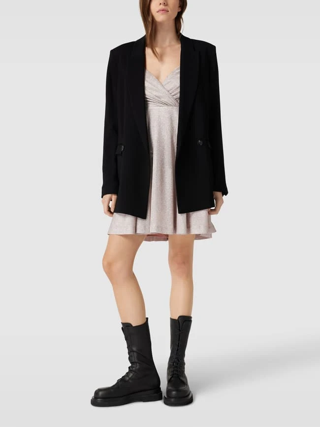 Jake*s Cocktail Cocktailkleid Mit Effektgarn - Metallic Beige 3 Jake*s Cocktail Cocktailkleid Mit Effektgarn - Metallic Beige