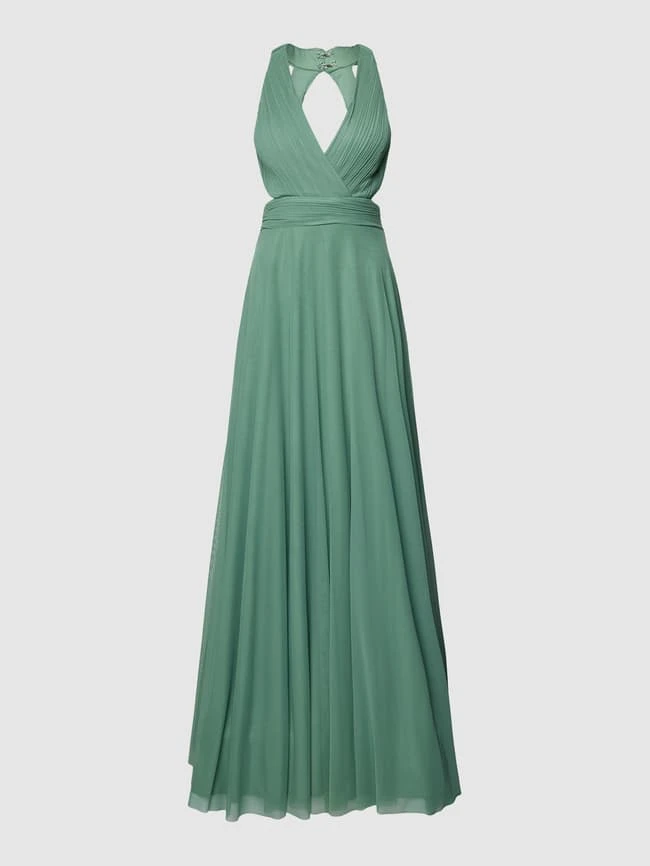 TROYDEN COLLECTION Abendkleid Mit Neckholder - Mint 4 TROYDEN COLLECTION Abendkleid Mit Neckholder - Mint – Bild 2