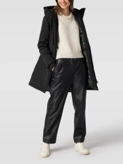 Wellensteyn Jacke Mit Label-Applikation Modell 'Cucilla' - Schwarz