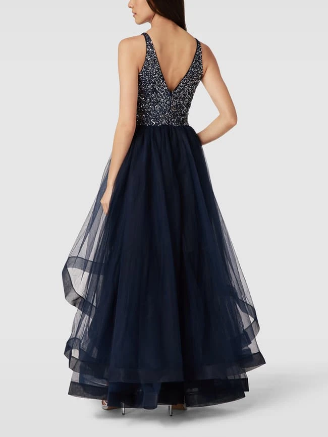 LACE & BEADS Abendkleid Mit Zierbesatz - Marineblau 7 LACE & BEADS Abendkleid Mit Zierbesatz - Marineblau – Bild 5